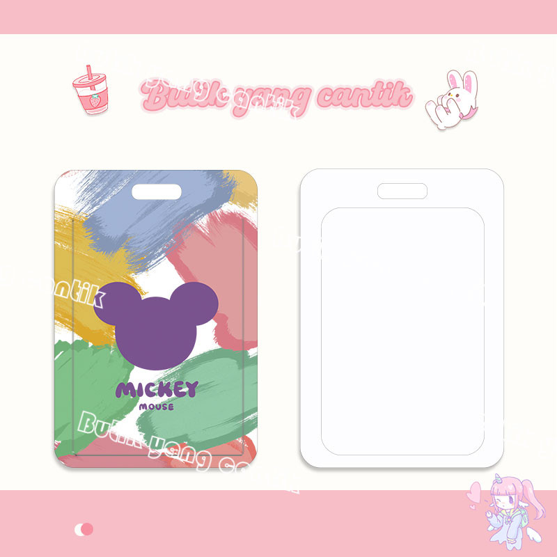 

ID CARD HOLDER, Tempat Kartu Mickey Warna Warni Kreatif, Cocok untuk Kantor/Sekolah, Kartu Pelajar/Kartu Transportasi, Kartu Akses, KTP, Flazz, Kartu Kredit Elektronik dan Uang Elektronik.