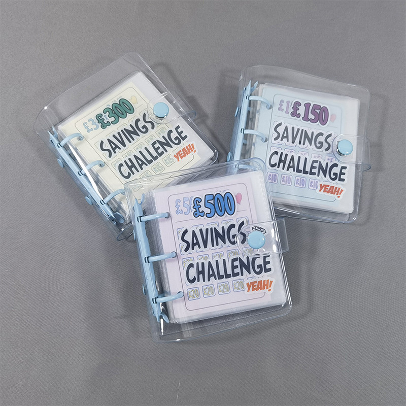 

22styles Mini Portable Money Book Saving Loose-leaf Notebook Cash Budget Storage Book