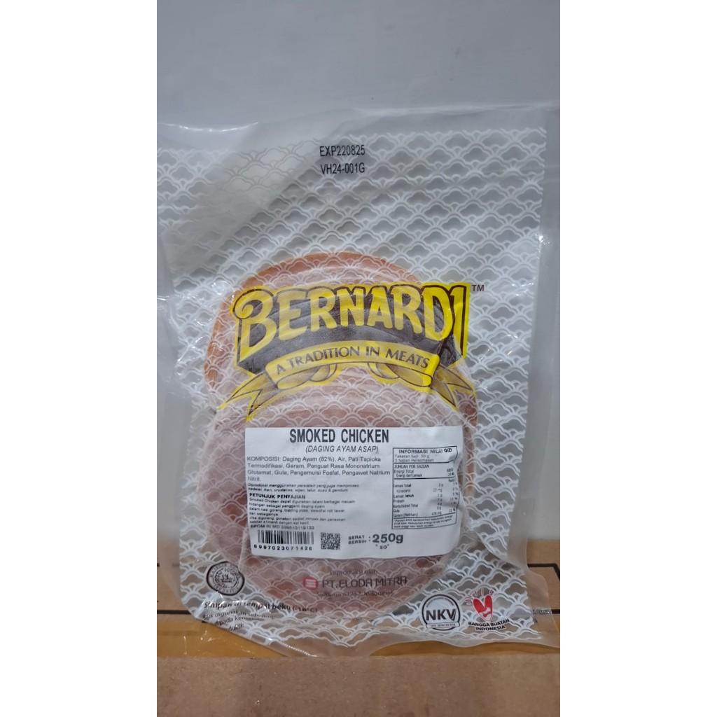 

Bernardi Smoked Chicken 250 gram