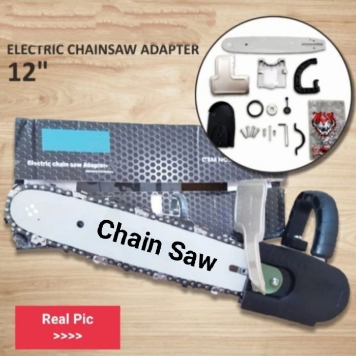 cod Adapter Chain Saw 12" - Adaptor Gerinda Gergaji ChainSaw Mini 12 Inch