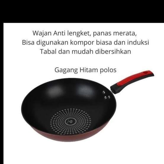 Anti lengket wajan 32cm wajan batu wajan goreng anti lengket panci penggorengan wajan masak