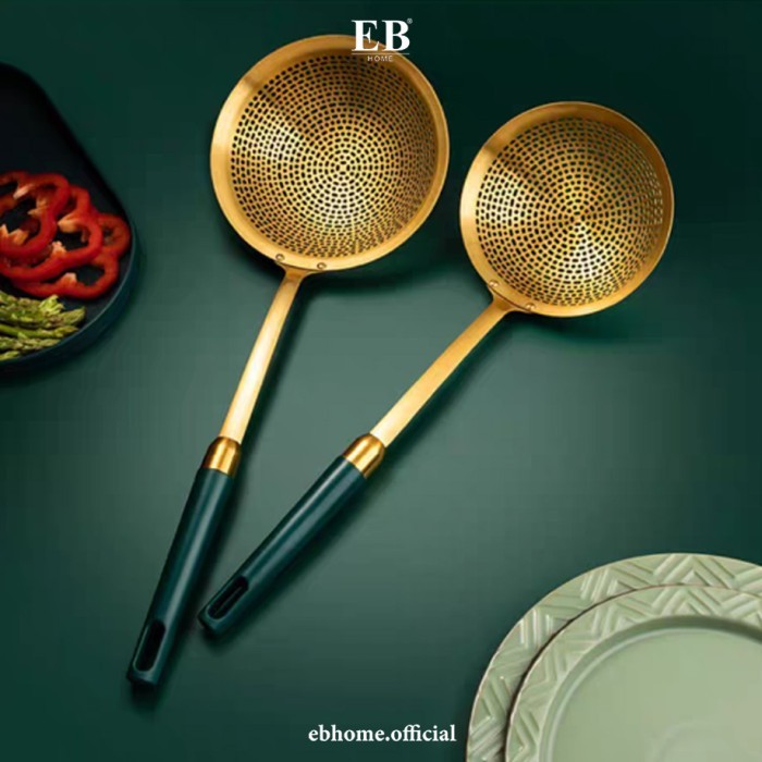 Tirisan Minyak Sendok Skimmer Spoon Sendok Tiris Gorengan Estetik