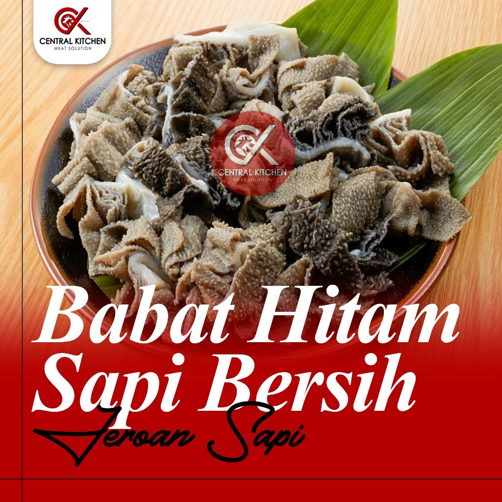 

Babat Sapi Hitam Bersih