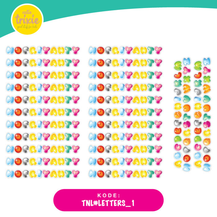 

Sticker Label Nama anak unik Abjad (1)