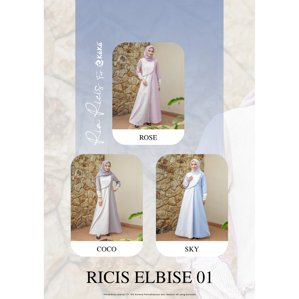 Keke Gamis Premium Elbise 01 | Gamis Keke Kekinian | Gamis Keke Terbaru |