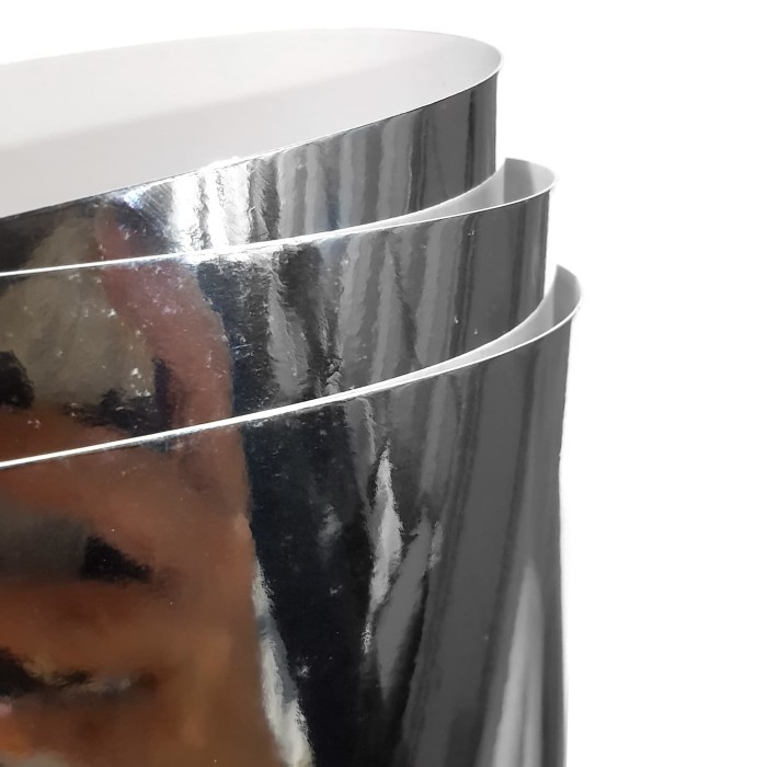 

Kertas Mirror 300 gsm A3 - Silver Kaca Perak