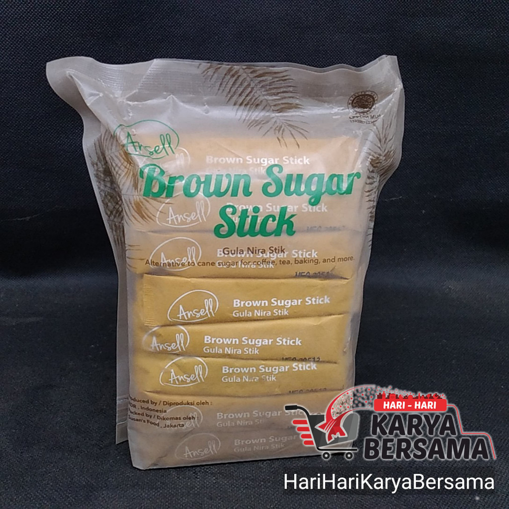 

BAHAN MASAK ANSELL BROWN SUGAR GULA NIRA STICK 60'S X 8GR