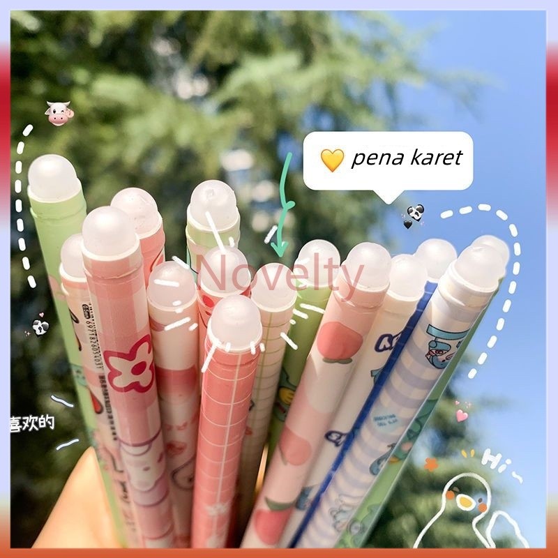 

Novelty Pena gel yang dapat dihapus/pena gel 0,5mm/pena karet mandiri