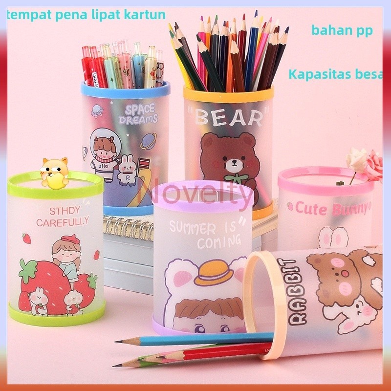 

Novelty Tempat pensil pola lucu yang unik/tempat pensil/tempat pulpen/alat tulis shower Tempat Alat Tulis Tabung
