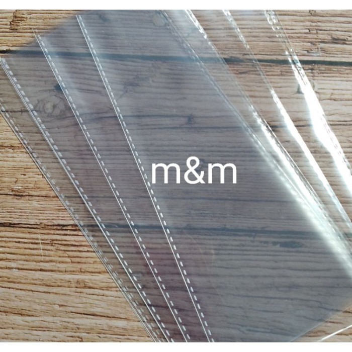 RB001 Plastik OPP Tebal Tanpa Seal Double Press