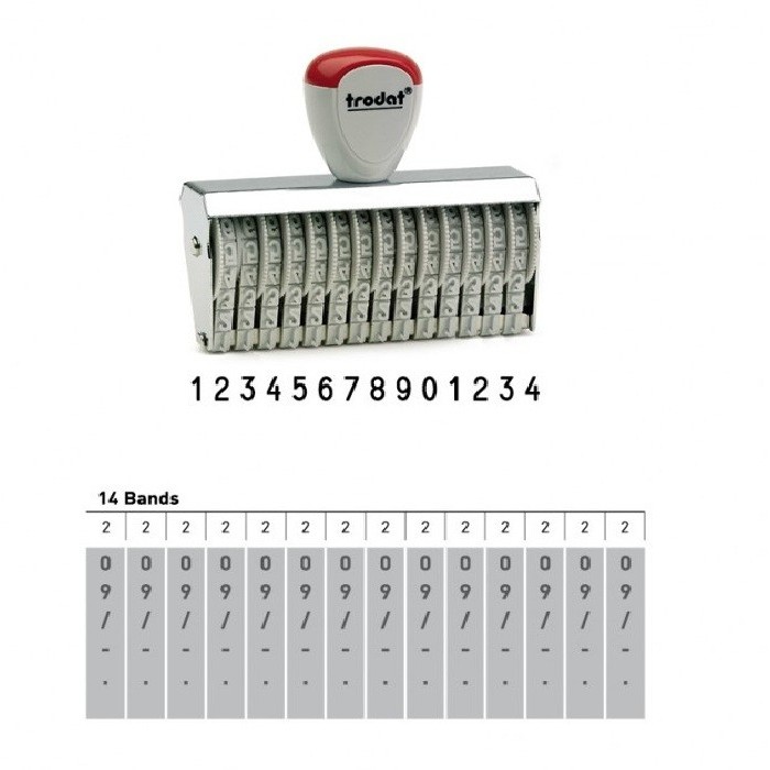 

Stempel Angka 14 Digit Ukuran Huruf 5mm Trodat 15514