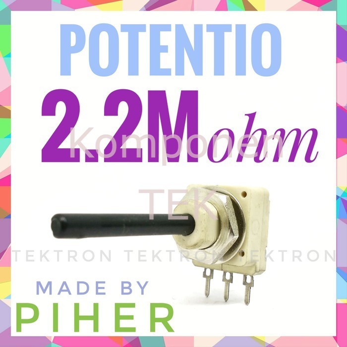 PIHER 2.2Mohm potentio, potensio, 2M, trimpot
