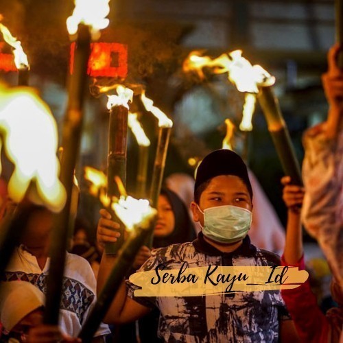 Obor Bambu Asli - Obor Tradisional