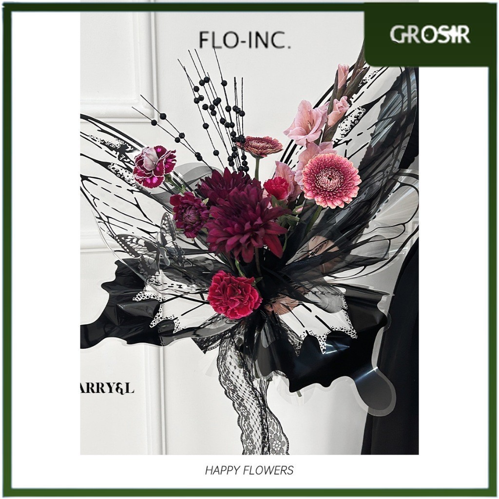 

FLO-INC. - (1 SET) - FL51 WINGS OPP Wings Butterfly Kertas Bunga Paper Buket Kado Florist Cellophane