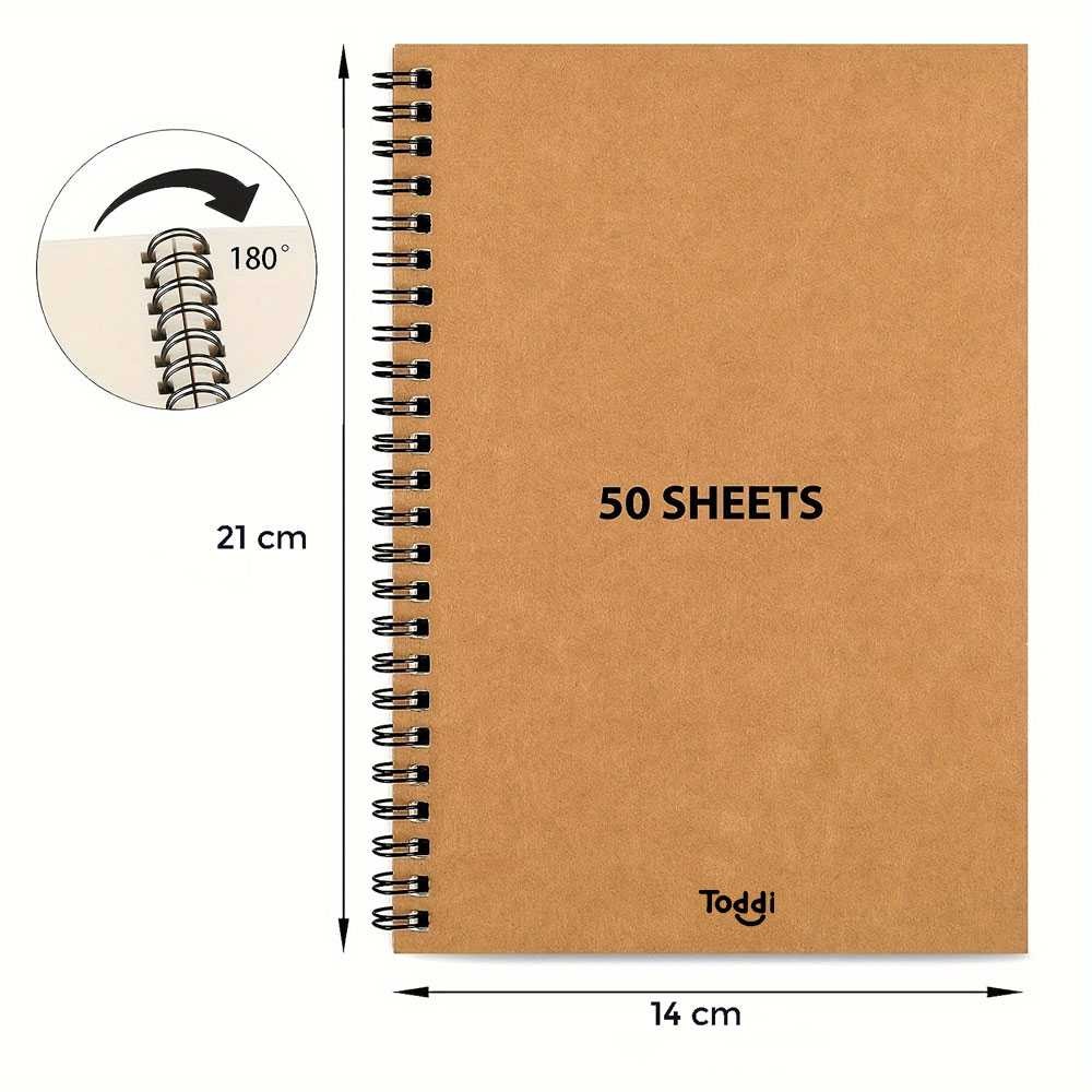 

AJSSHOP Toddi Buku Jurnal Softcover Notebook Diary 68GSM 100 Halaman - TD5