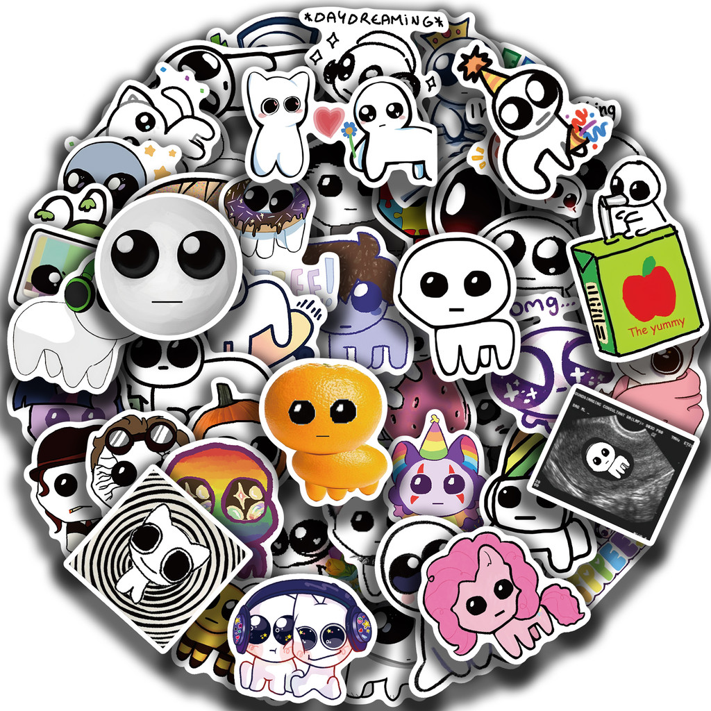 

50PCS TBH Creature Stickers DIY Diary Laptop Luggage Skateboard Graffiti Decal Fun Children’s Classic Toy