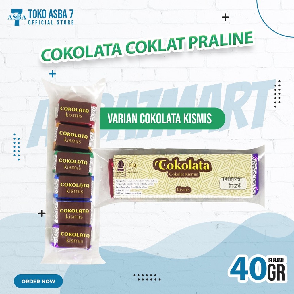 

COKOLATA COKELAT KISMIS 40 GR