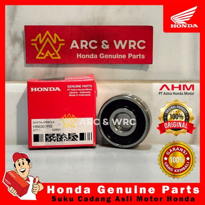 Bearing Radial Ball Bearing Klaher Roda 6301 Original Honda  HB6301RS berkualitas
