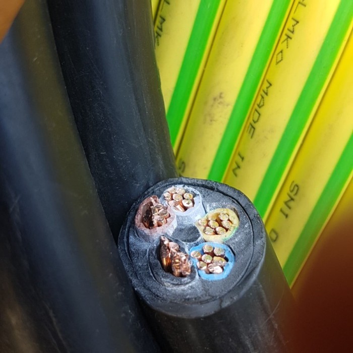 Kabel Power NYY 5x10 / 5x10mm Stranded (Mir7) Meteran / Eceran