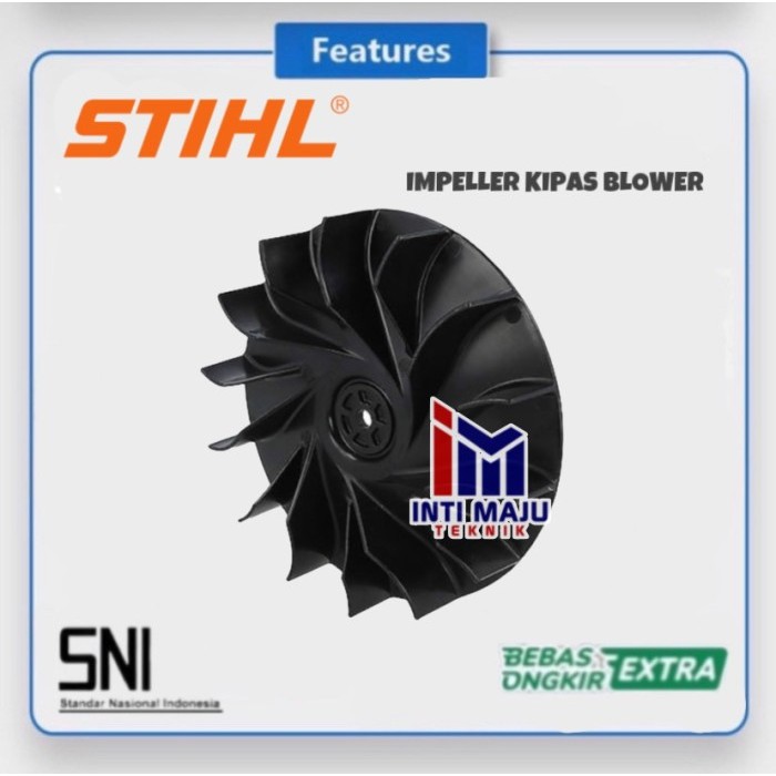 Impeller Kipas Blower Vacum STIHL BG56/BG86/SH56/SH86/BR200 Original