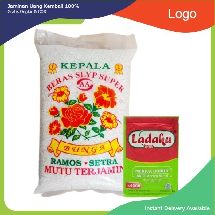 

LBJ KM Paket Beras Ramos 5 Kg dan Ladaku Merica Bubuk Pcs