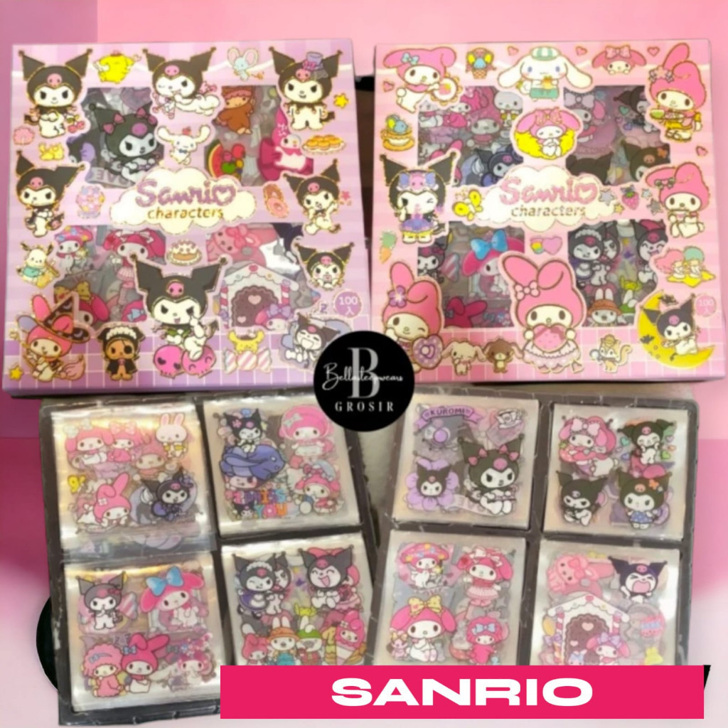 

STIKER SENMU ISI 100 LEMBAR STICKER ORIGINAL AESTHETIC VIRAL STICKER SANRIO KARAKTER KURUMI MELODY CINAMOROL MOMO