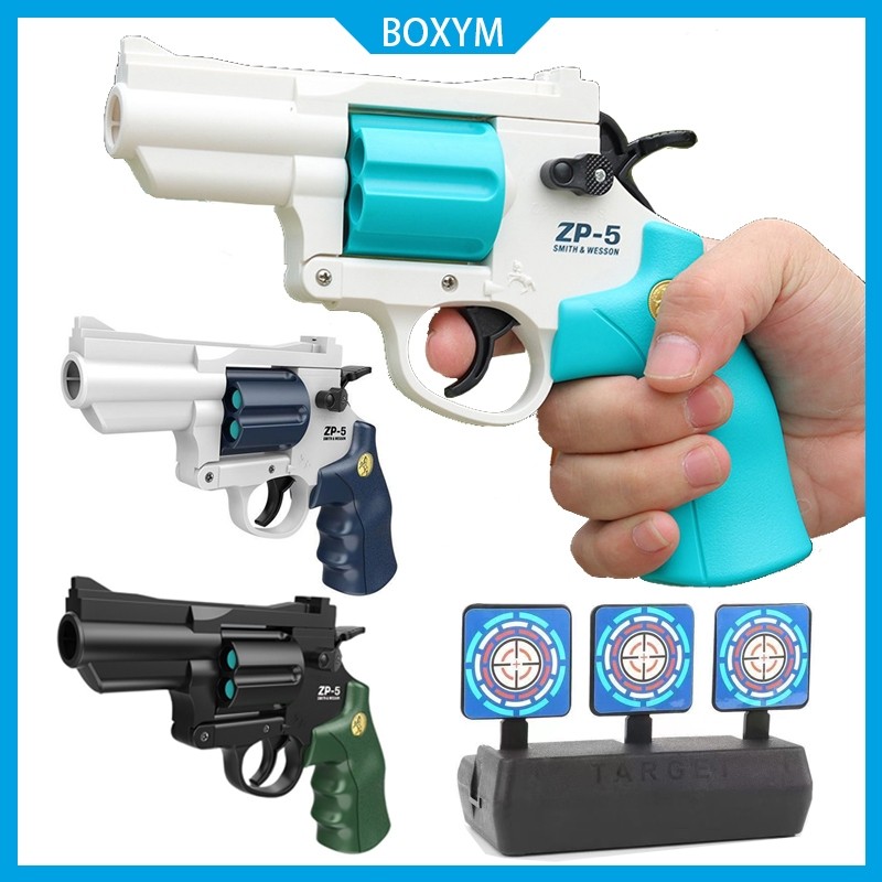 ZDANT9G Pistol Mainan Anak Tembak ZP-5 Pistol Mainan Dart Busa Aman Soft Peluru Gun Mainan Tembakan 