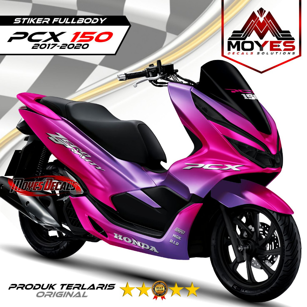 Decal Stiker PCX 150 Fullbody - Stiker variasi PCX 150 Motif Bunglon