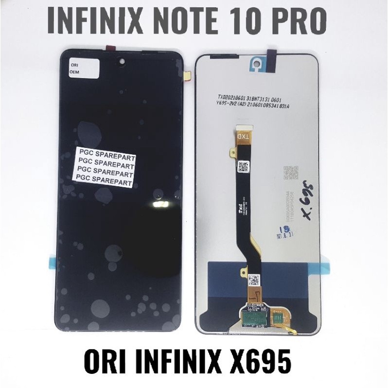 Original Infinix LCD Touchscreen Fullset Infinix Note 10 Pro - X695C / X695