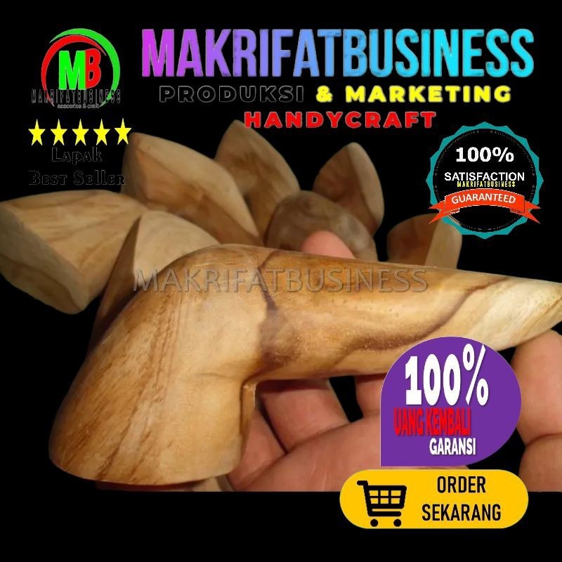 MAKRIFATBUSINESS Uleg Uleg Cantuk  Kayu Jati Ukuran Sedang