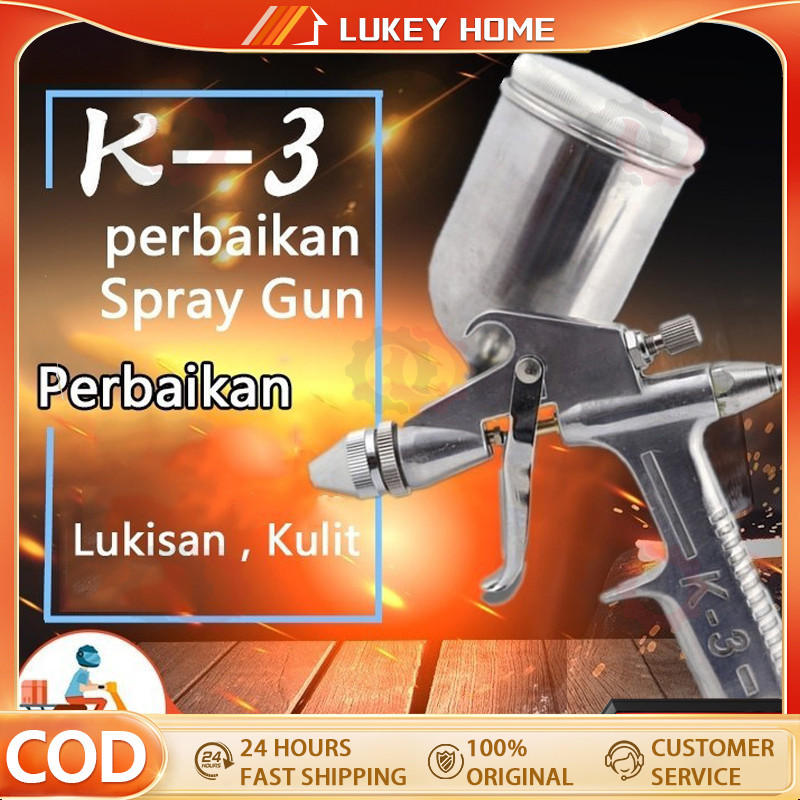 Spray Gun Auarita Gravity K3 Nozzle 0.5mm Semprotan Cat Airbrush