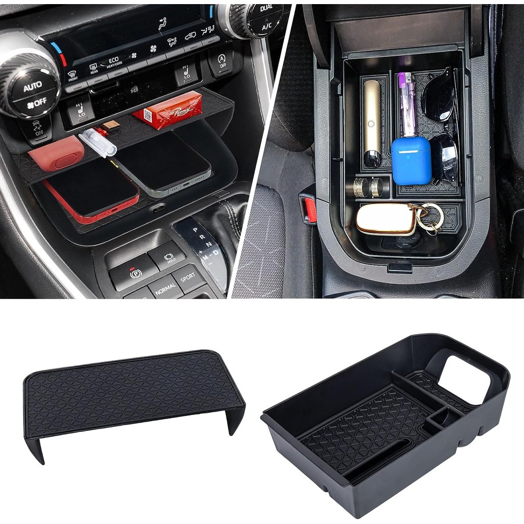 1PC for Toyota RAV4 Console Organizer 2024 2023 2022 2021 2020 2019 Center Console Tray Divider Inse