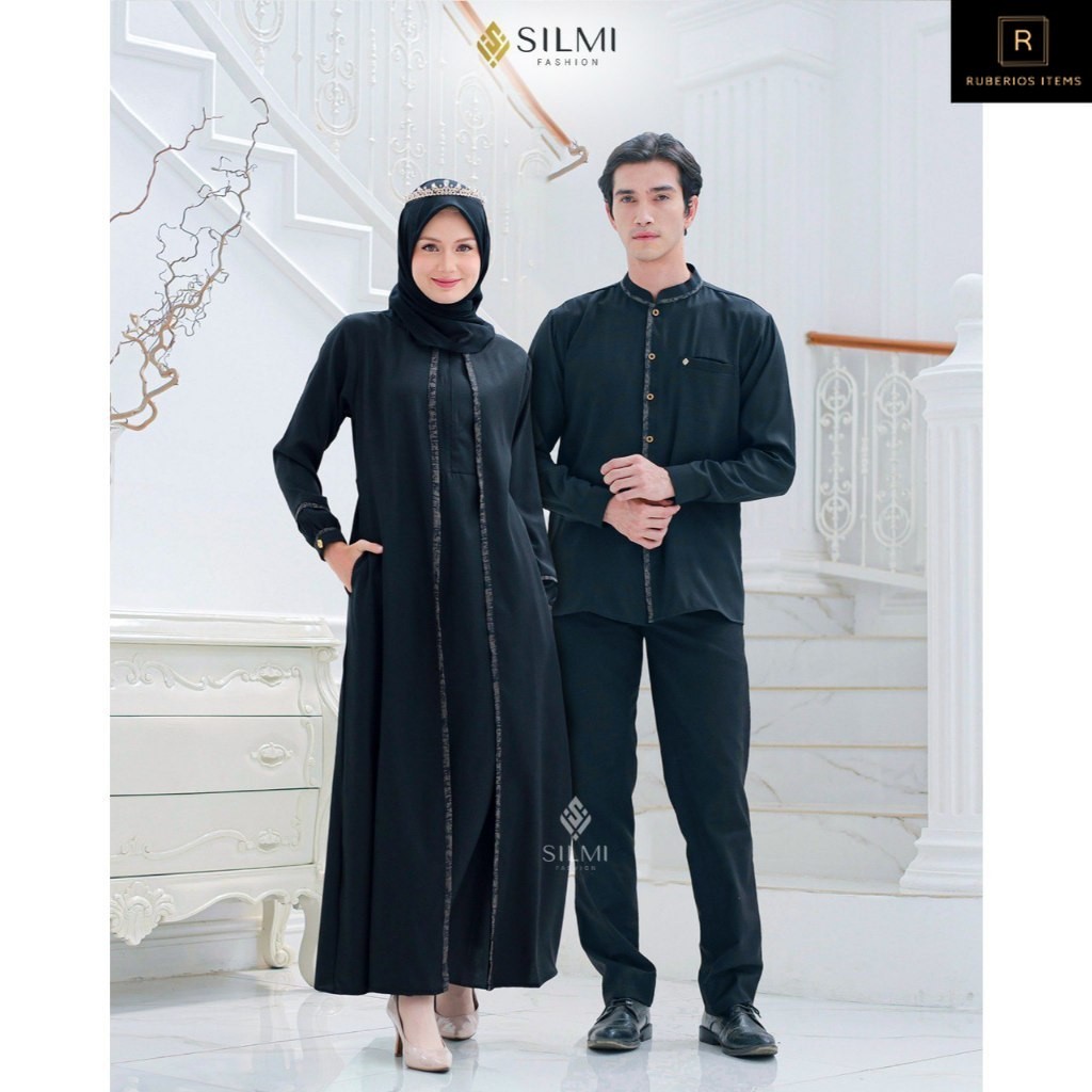 Silmi Official || Gamis Hitam Abaya Terbaru || Madani Family By Silmi Gamis Umroh Dan Haji Terbaru 2