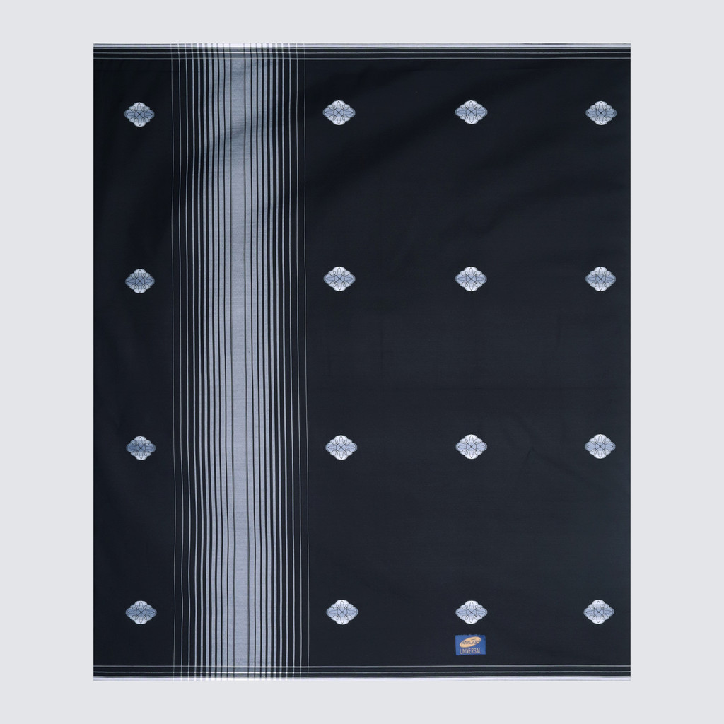 Sarung ATLAS Universal 670 Songket Hitam