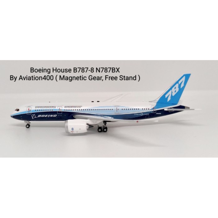 Pesawat Terbang Boeing House B787-8 N787BX  Aviation400 Diecast