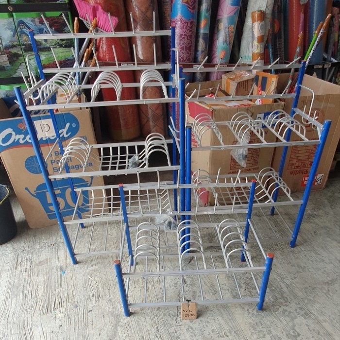 Rak piring alumunium / rak piring susun 2 /susun 3 / susun 4 / susun 5