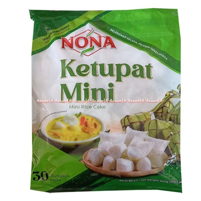 

New Item SRINONA MINI RICE CAKE (KETUPAT MINI) 600G