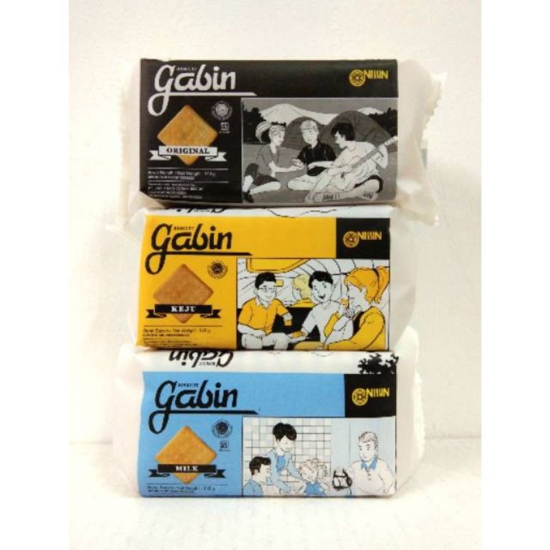 

Nissin gabin original / keju / milk 140 gram - ABO