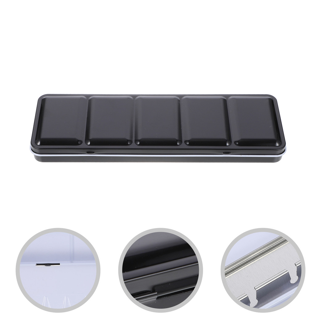 

Empty Watercolor T Palette Mixing Pallet Watercolour Storage Boxes Paint Case Outdoor Travel