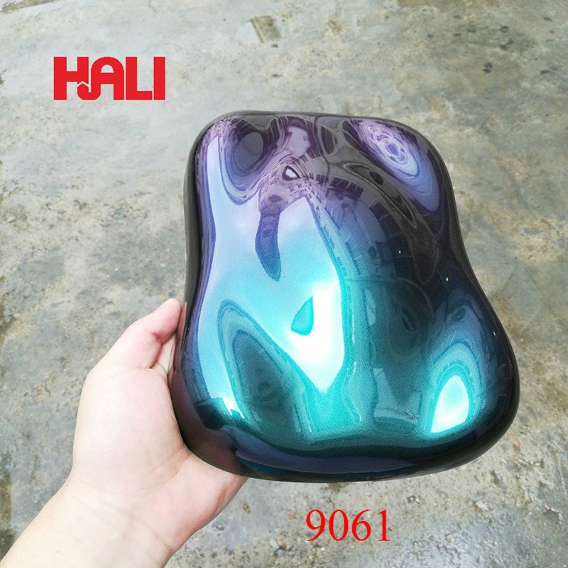 

Chameleon pigment color changing pearl pigment powder item:9061 1lot=10gram color: cyan/blue/purple/red