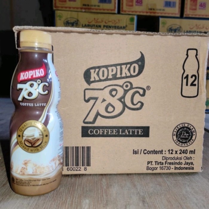 

NEW ITEM MINUMAN KOPIKO 78C COFFEE LATTE 12 X 240ML
