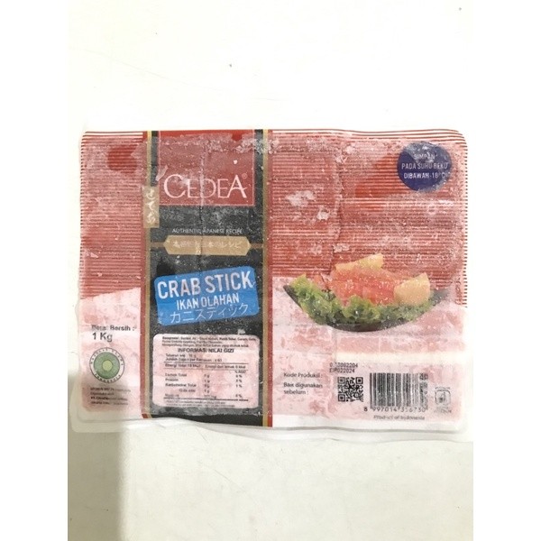 

CEDEA Crab Stick 1 kg - FROZEN FOOD