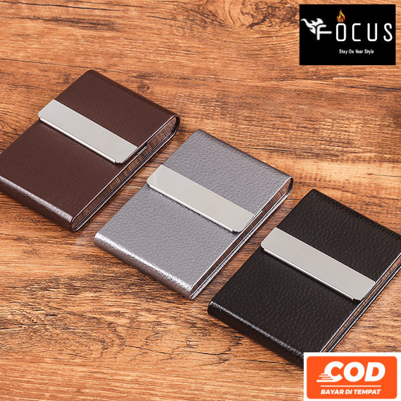 Firetric Kotak Bungkus Rokok Elegan Leather Cigarette Case/Wadah Rokok Kretek/Kotak Panjang Murah