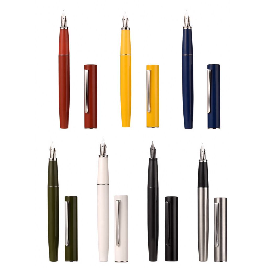 

New Hongdian C2 Mystery Explorer Classic Metal Fountain Pen EF/F Polished Plain Nib School Office Supplies student Writing Pen