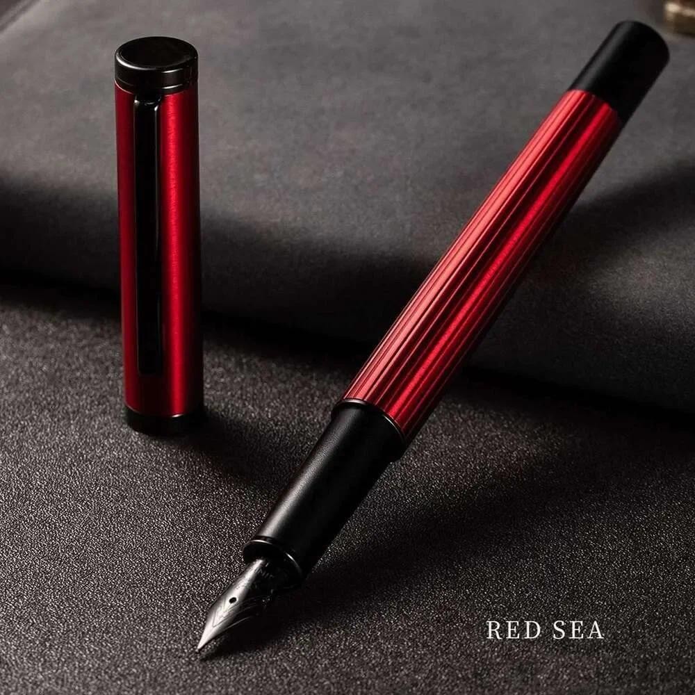 

Premium New Jinhao 88 Metal Brass Fountain Pen Extra Fine Nib EF Ink Pens Blue/Red/Black 1PC – Ideal for Office Writing Supplies