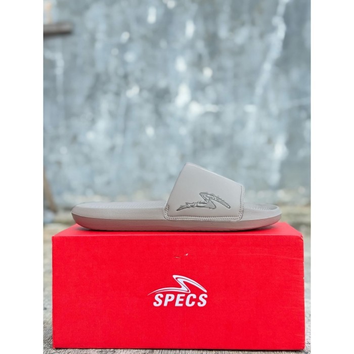 SENDAL SPECS MOTIONS 2 SLIDE SANDALS NEW ASH GREY DEEP TAUPE BLACK