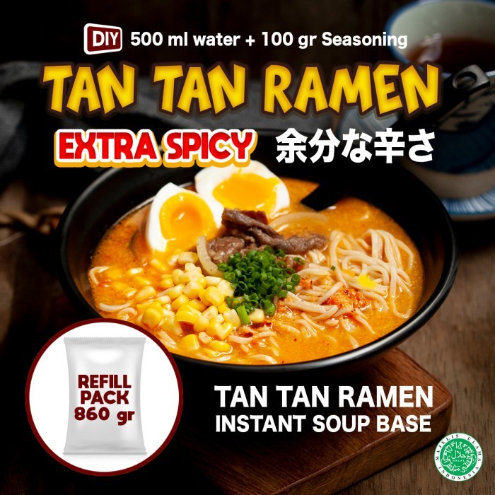 

BUMBU INSTANT RAMEN - KANTAN RAMEN ( Refill 860 gram ) - Tantan XSpicy 3004