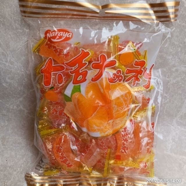 

Jelly Jeruk Naraya/Orange Jelly Netto - 500 Gram