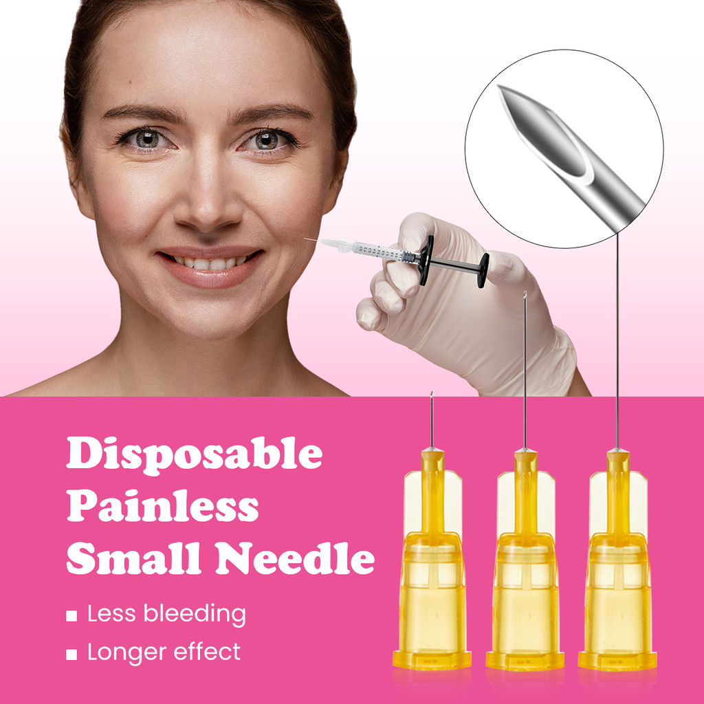 18G 25G 27G 30G 31G 32G 34G 1.5/2.5/4/6/13/25/30mm Superfine Filler Needle Skin Care Tool Parts Pain