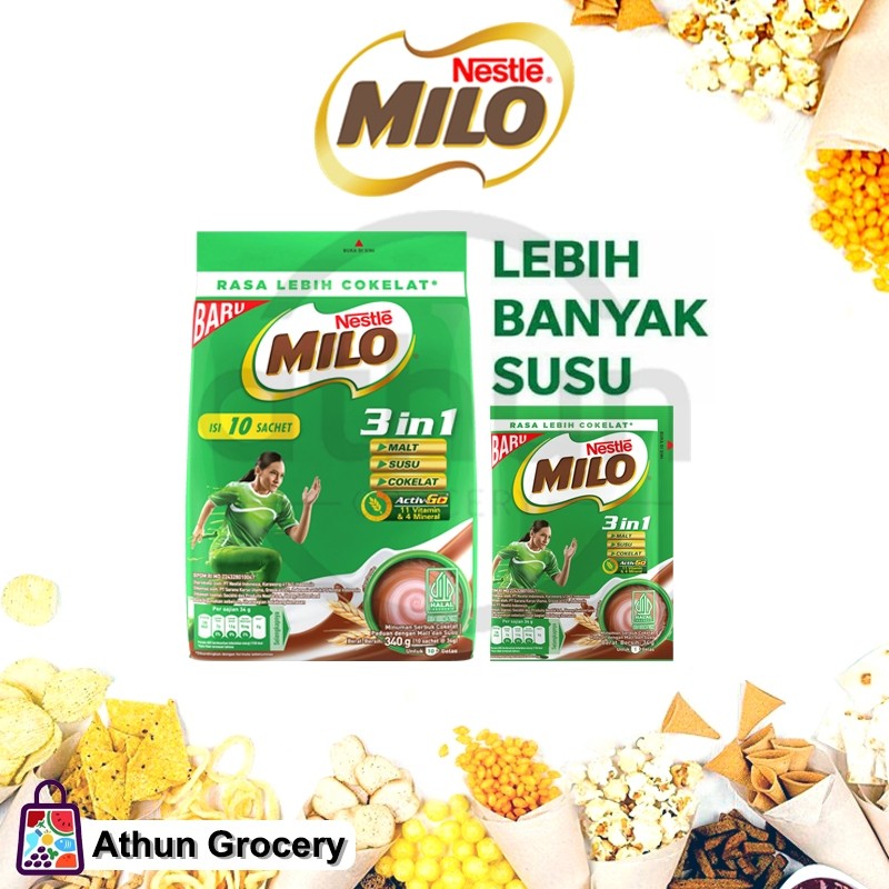 

Milo 3in1 Activ-Go Sachet All Variant